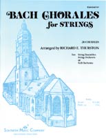 Bach Chorales for Strings Conductor string method book cover